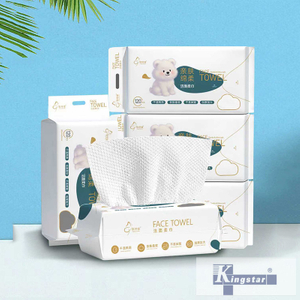 Lingettes nettoyantes pour le visage, 120 unités, tissage plat, 200 x 200 mm