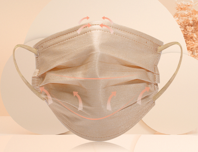 Masque médical avec bande de pont nasal réglable