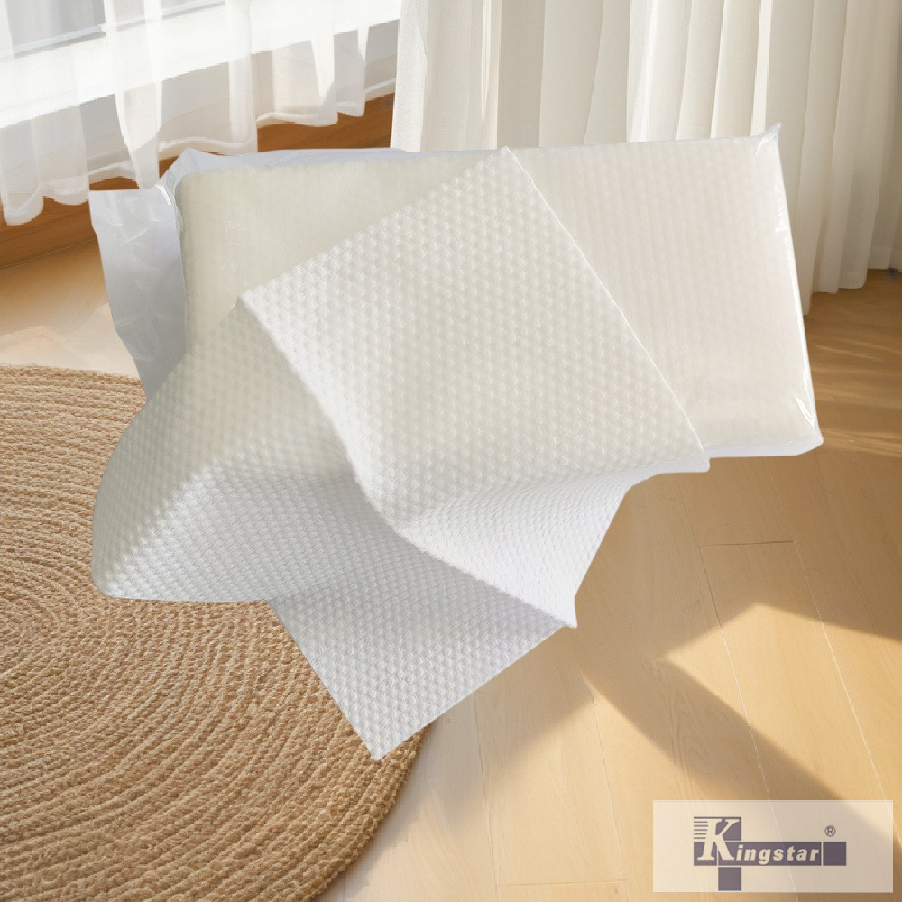 Gant de toilette à motif perlé